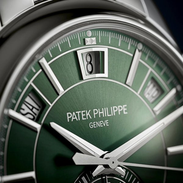 Complications Flyback Chronograph Annual Calendar Green Dial Watch