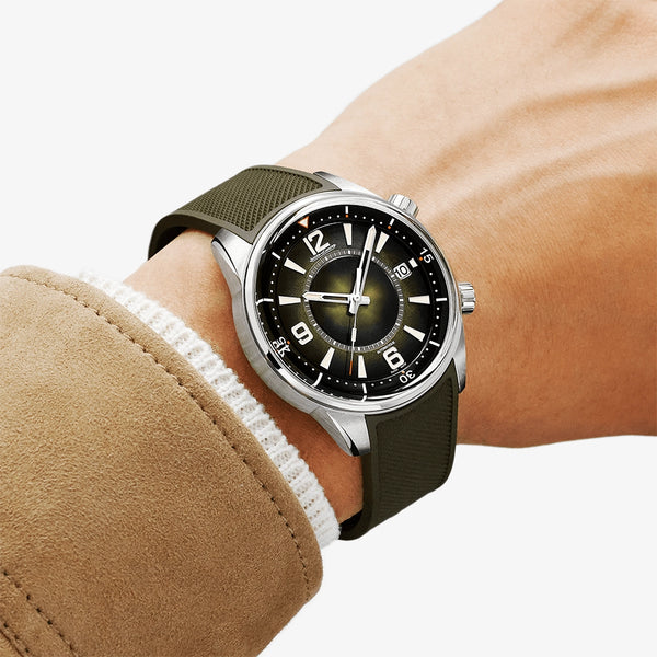 Polaris Date 42mm Green Sunburst Dial Boutique Exclusive Watch