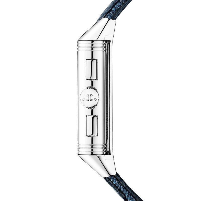 Jaeger-LeCoultre Reverso Tribute Chronograph Mens Blue Dial Strap Watch - Berry's Jewellers