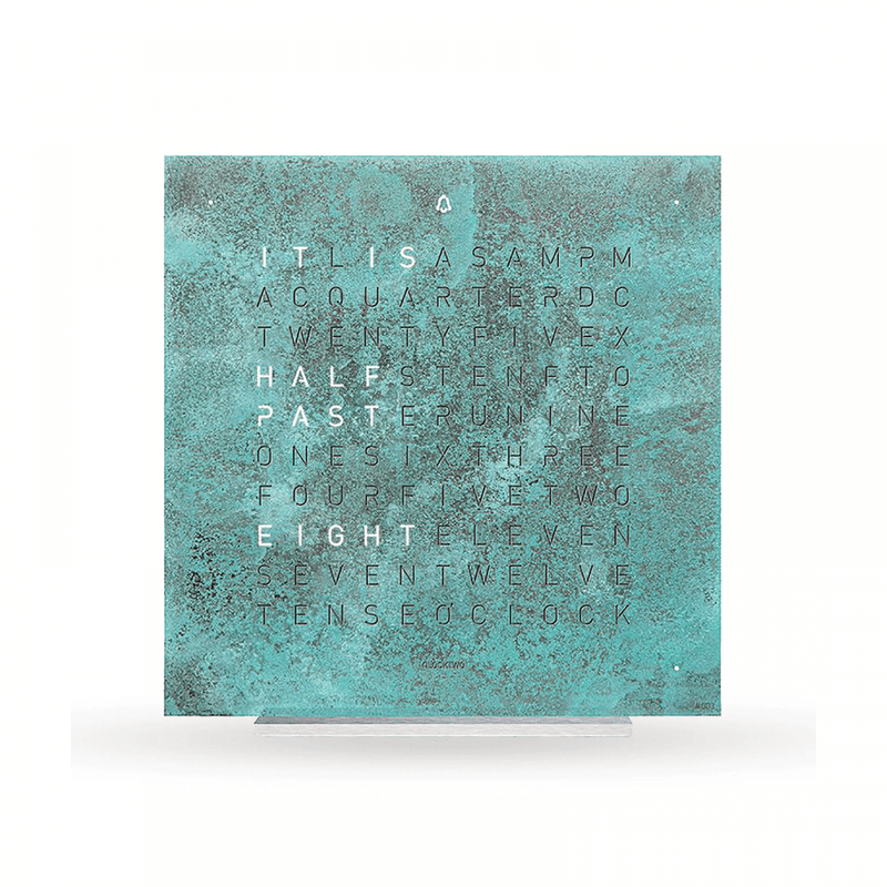 QLOCKTWO EARTH 13.5cm Creator's Edition Vintage Copper  Clock 13.5cm - Berry's Jewellers