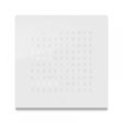 QLOCKTWO EARTH 45cm Stainless Steel Acrylic Vanilla Sugar Wall Clock - Berry's Jewellers