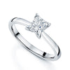 Berry's Platinum Princess Cut Four Claw Solitaire Engagement Ring - Berry's Jewellers