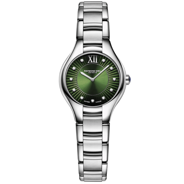 Raymond Weil Noemia 24mm Green Dial Ladies Quartz Bracelet Watch