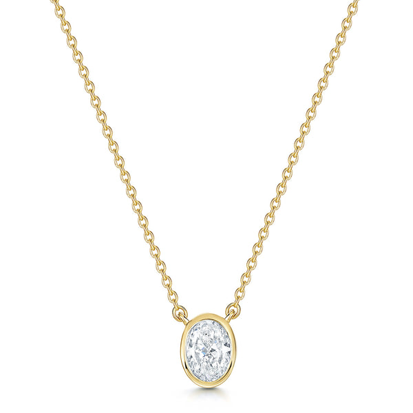 Berry's 18ct Yellow Gold Oval Cut Diamond 0