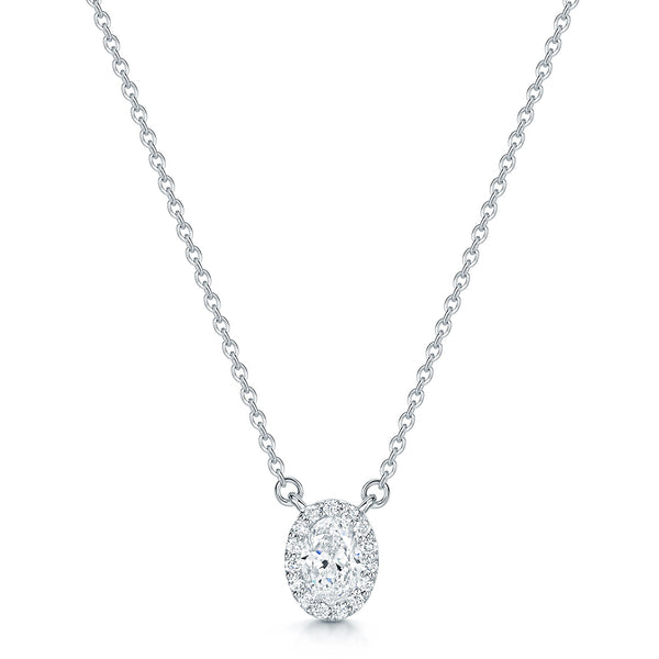 Berry's 18ct White Gold Oval Cut Diamond 0