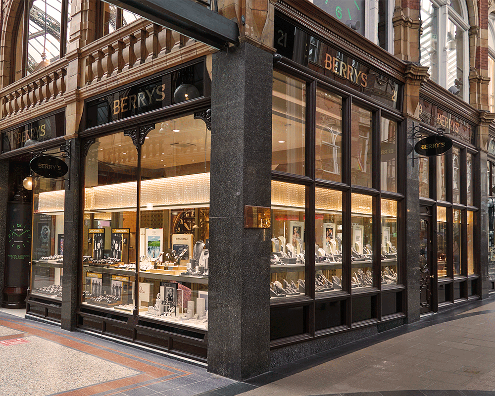 Berry's Jewellers Victoria Quarter showroom in Leeds