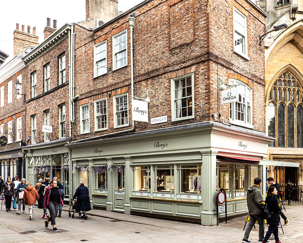 Inside Berry’s No.1 Stonegate showroom in York