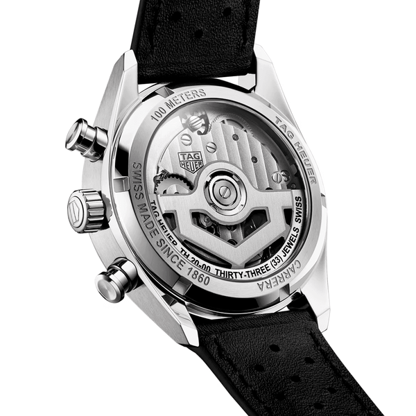 Silver Dial Automatic Chronograph Strap Watch - Berry's Jewellers