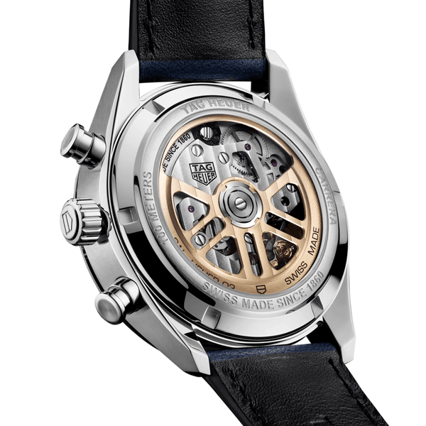 Orange Gradient Dial Automatic Strap Watch - Berry's Jewellers