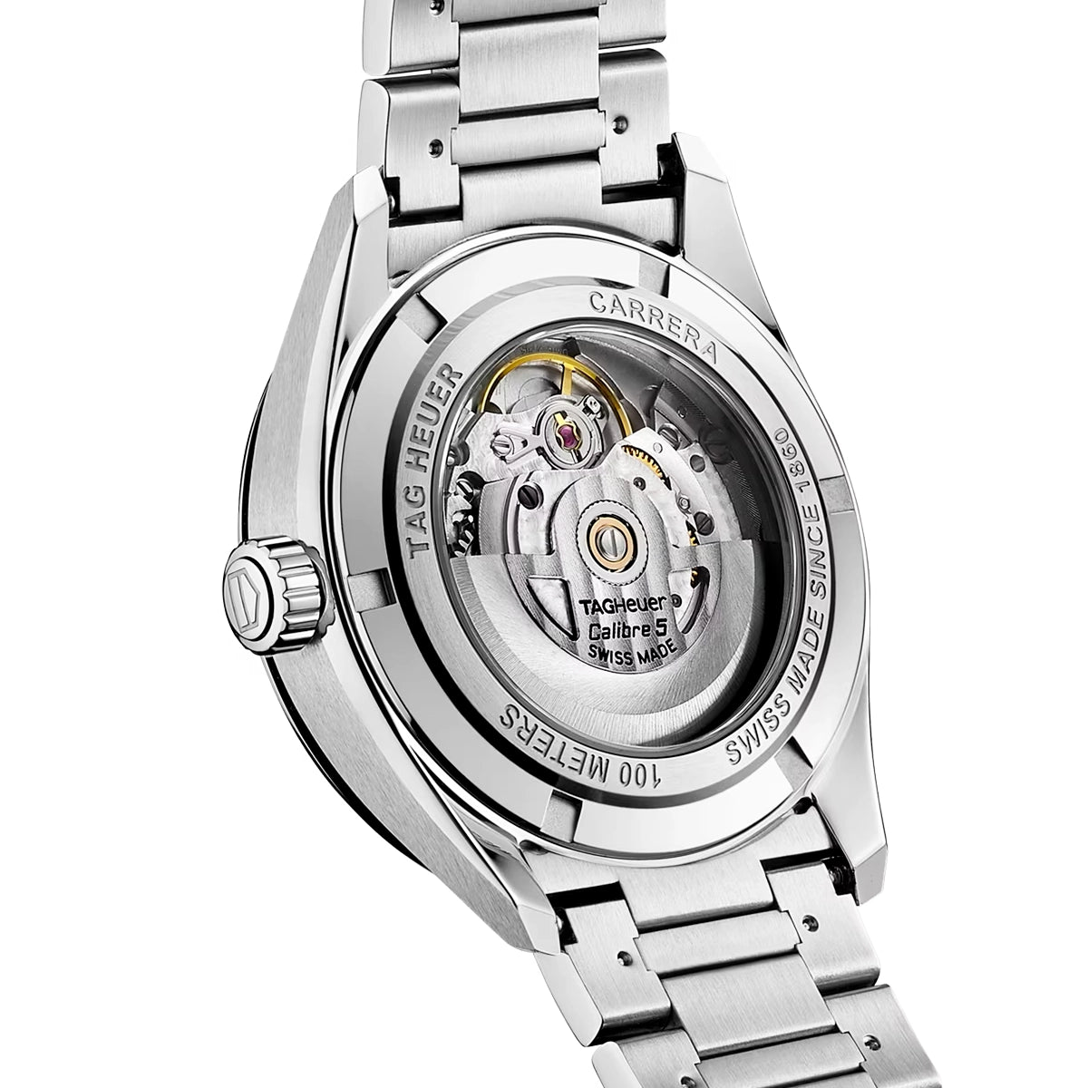 TAG Heuer Carrera Date 39mm Blue Dial Men's Automatic Bracelet Watch - Berry's Jewellers