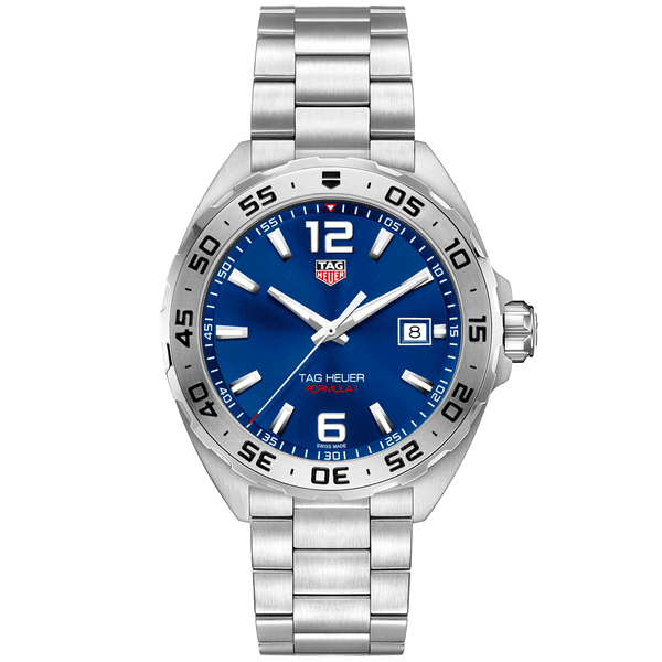 TAG Heuer Formula 1 41mm Blue Dial Men's Bracelet Watch - Berry's Jewellers