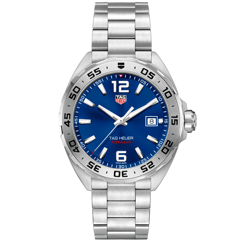 TAG Heuer Formula 1 41mm Blue Dial Men's Bracelet Watch - Berry's Jewellers