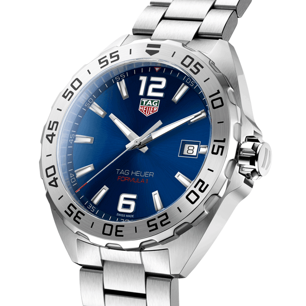 TAG Heuer Formula 1 41mm Blue Dial Men's Bracelet Watch - Berry's Jewellers