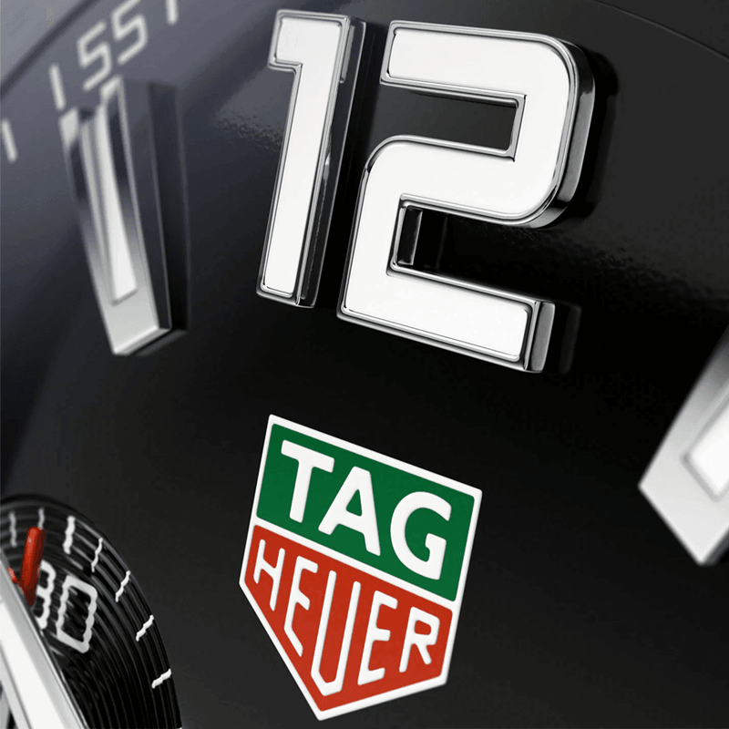TAG Heuer Formula 1 43mm Black Dial Quartz Chronograph Rubber Strap Watch - Berry's Jewellers
