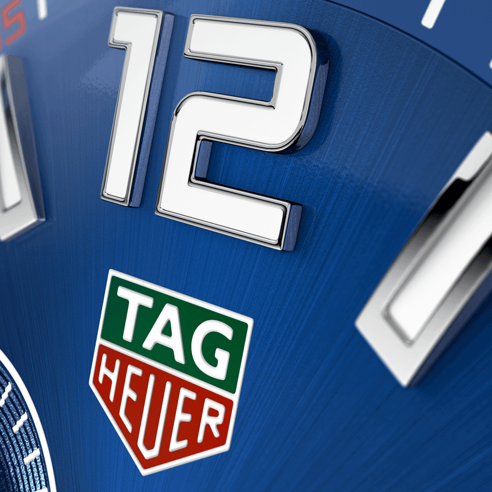 TAG Heuer Formula 1 43mm Blue/Orange Dial Men's Bracelet Watch - Berry's Jewellers