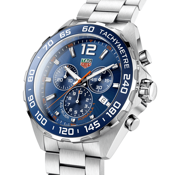 Orange Dial Men's Bracelet Watch - Berry's Jewellers