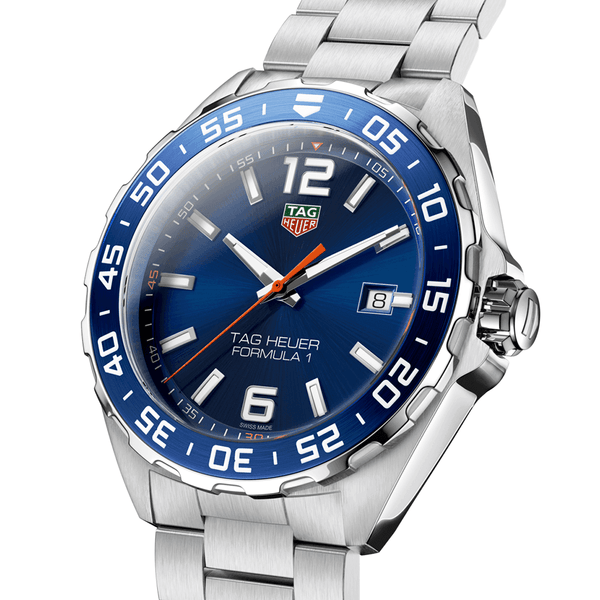 Orange Dial Quartz Men's Bracelet Watch - Berry's Jewellers