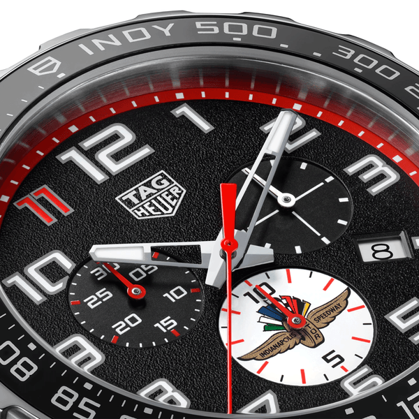 TAG Heuer Formula 1 x Indy 500 Special Edition 43mm Black Dial Bracelet Watch - Berry's Jewellers