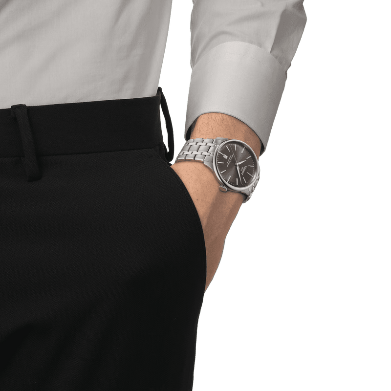 Tissot Chemin des Tourelles 39mm Automatic Bracelet Watch - Berry's Jewellers