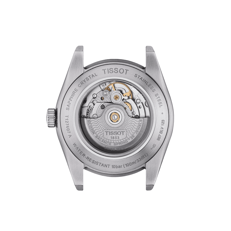 Tissot Gentleman 40mm Blue Dial Bracelet Watch - Berry's Jewellers