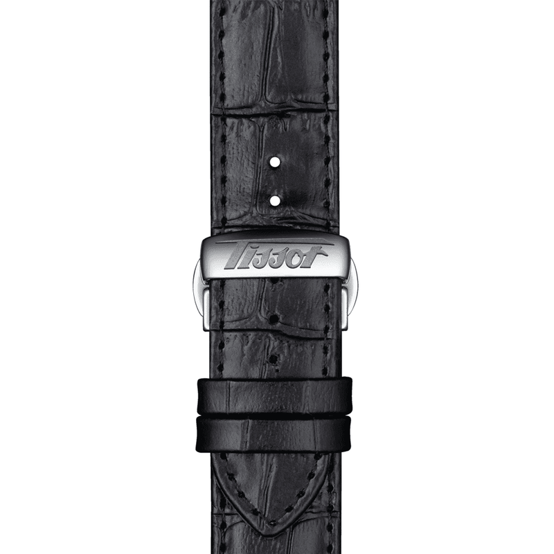 Tissot Heritage Visodate  42mm Gold Dial Powermatic 80 Steel  Strap Watch - Berry's Jewellers