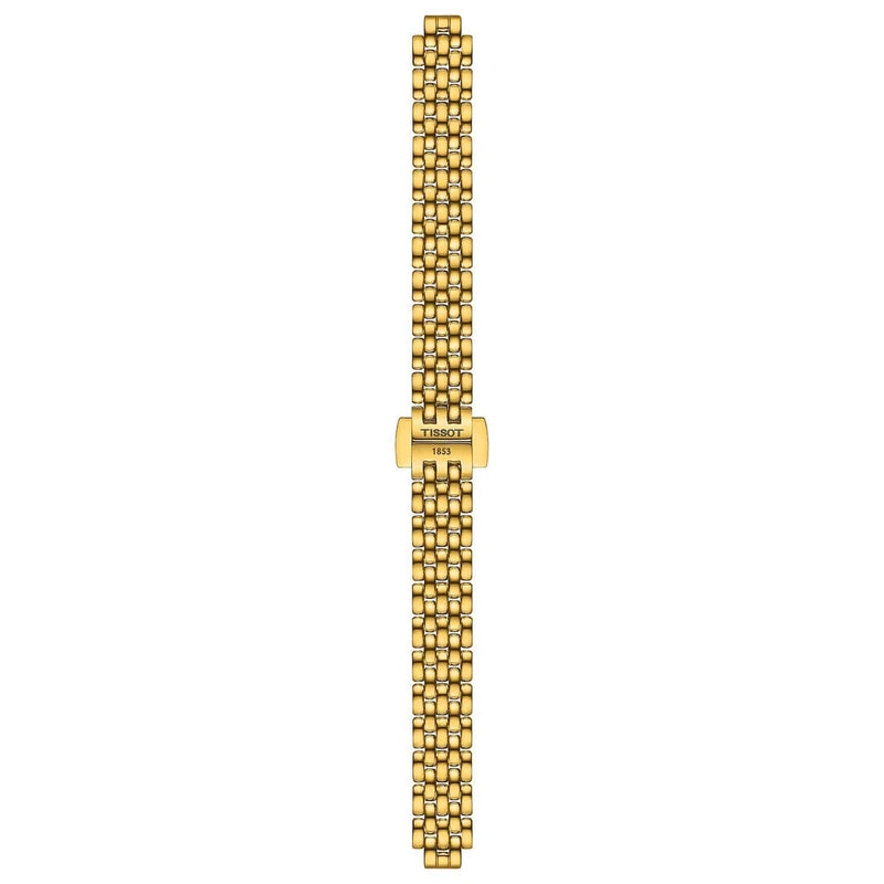 Tissot Lovely 19.50mm Champange Dial Quartz Yellow Gold PVD Bracelet Watch - Berry's Jewellers