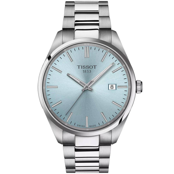 Tissot PR 100 40mm Ice Blue Dial Men's Quartz Bracelet Watch - Berry's Jewellers