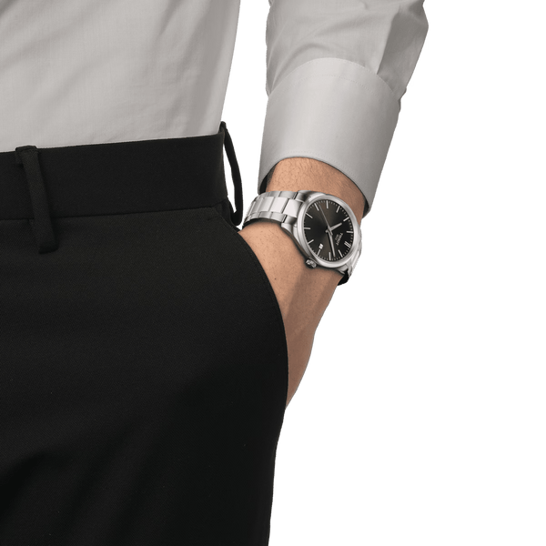 Tissot PR 100 Steel 40mm Men's Quartz Bracelet Watch - Berry's Jewellers