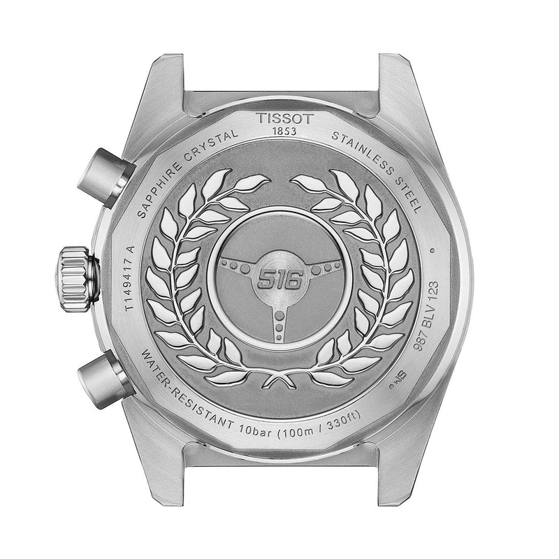 Tissot PR516 40mm Blue Dial Men's Steel Chronograph Watch - Berry's Jewellers