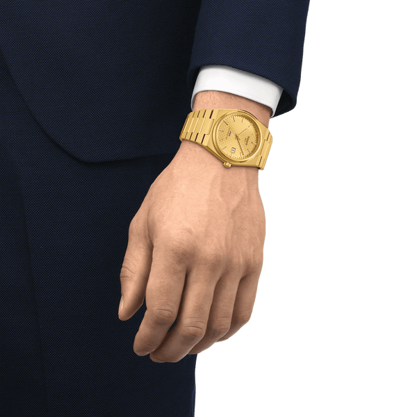 Tissot PRX Powermatic 80 40mm Yellow Gold PVD Automatic Bracelet Watch - Berry's Jewellers