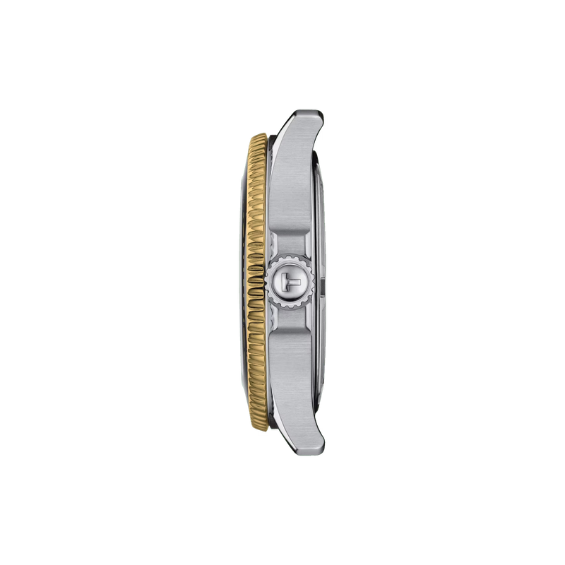 Tissot Seastar 1000 36mm Quartz  Steel and Yellow Gold  Bracelet Watch - Berry's Jewellers