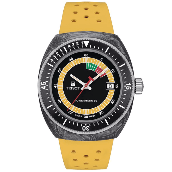 Tissot Sideral S 41mm Automatic Men's Rubber Strap Watch - Berry's Jewellers