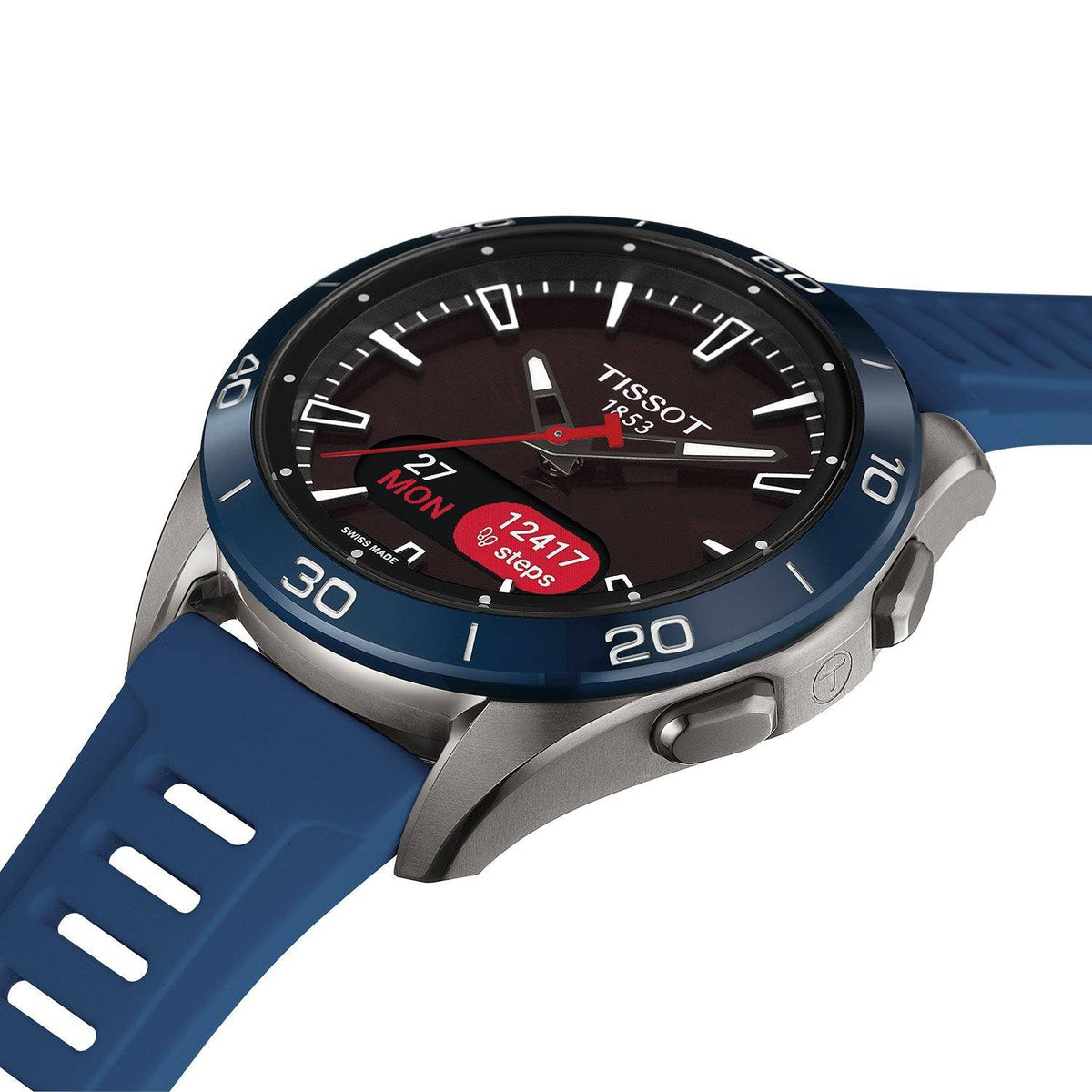 Tissot T-Touch Connect Sport 43.75mm Titanium Men's Strap Watch - Berry's Jewellers