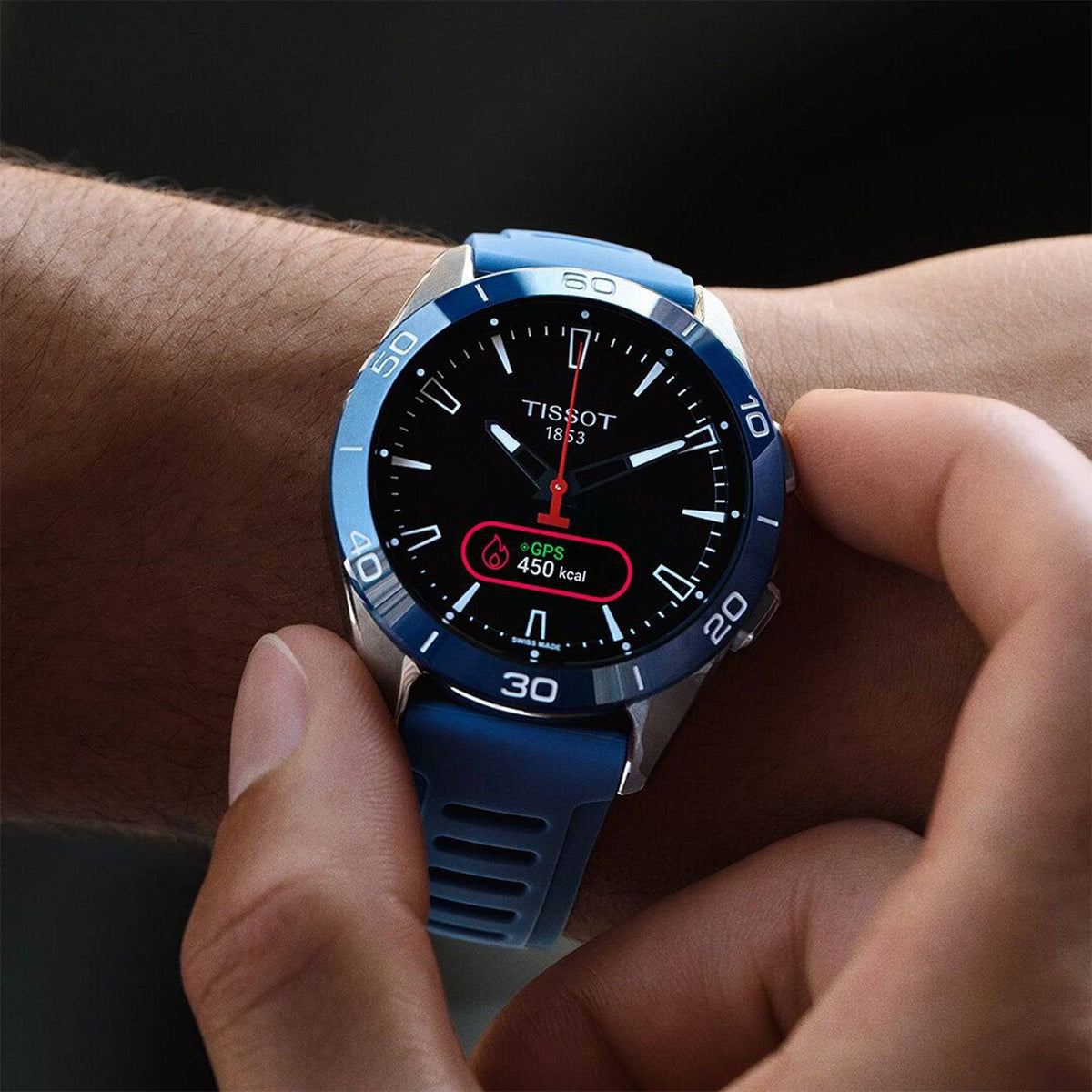 Tissot T-Touch Connect Sport 43.75mm Titanium Men's Strap Watch - Berry's Jewellers