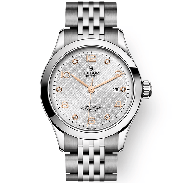 Gold Diamond Dial Ladies Automatic Bracelet Watch - Berry's Jewellers