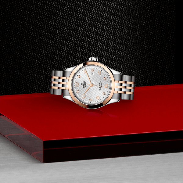 TUDOR 1926 28mm Two-Tone Silver Diamond Dial Ladies Automatic Bracelet Watch - Berry's Jewellers