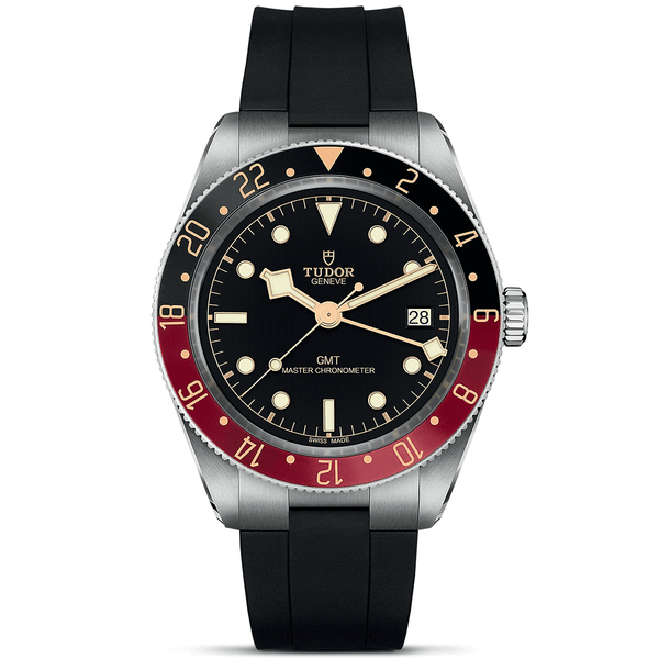 Red Bezel Automatic Strap Watch - Berry's Jewellers