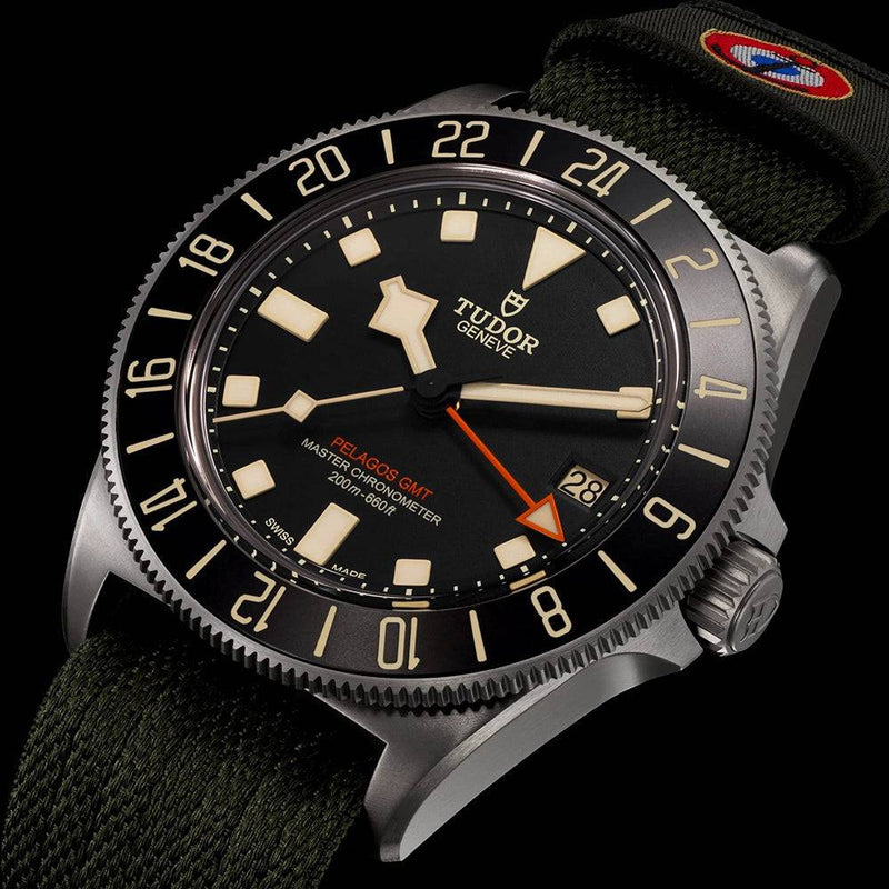 TUDOR Pelagos FXD GMT 42mm Black Dial Titanium Men's Automatic Watch - Berry's Jewellers