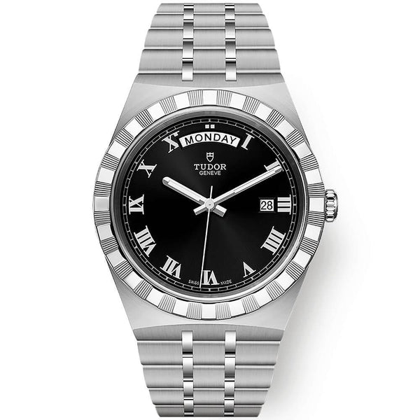 Day 41mm Black Roman Dial Men's Automatic Watch - Berry's Jewellers