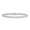 Berry's Platinum Oval Cut Diamond Tennis Bracelet - Berry's Jewellers