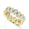 Berry's 18ct Yellow Gold  Pear Cut Diamond Stone Full Eternity Ring - Berry's Jewellers