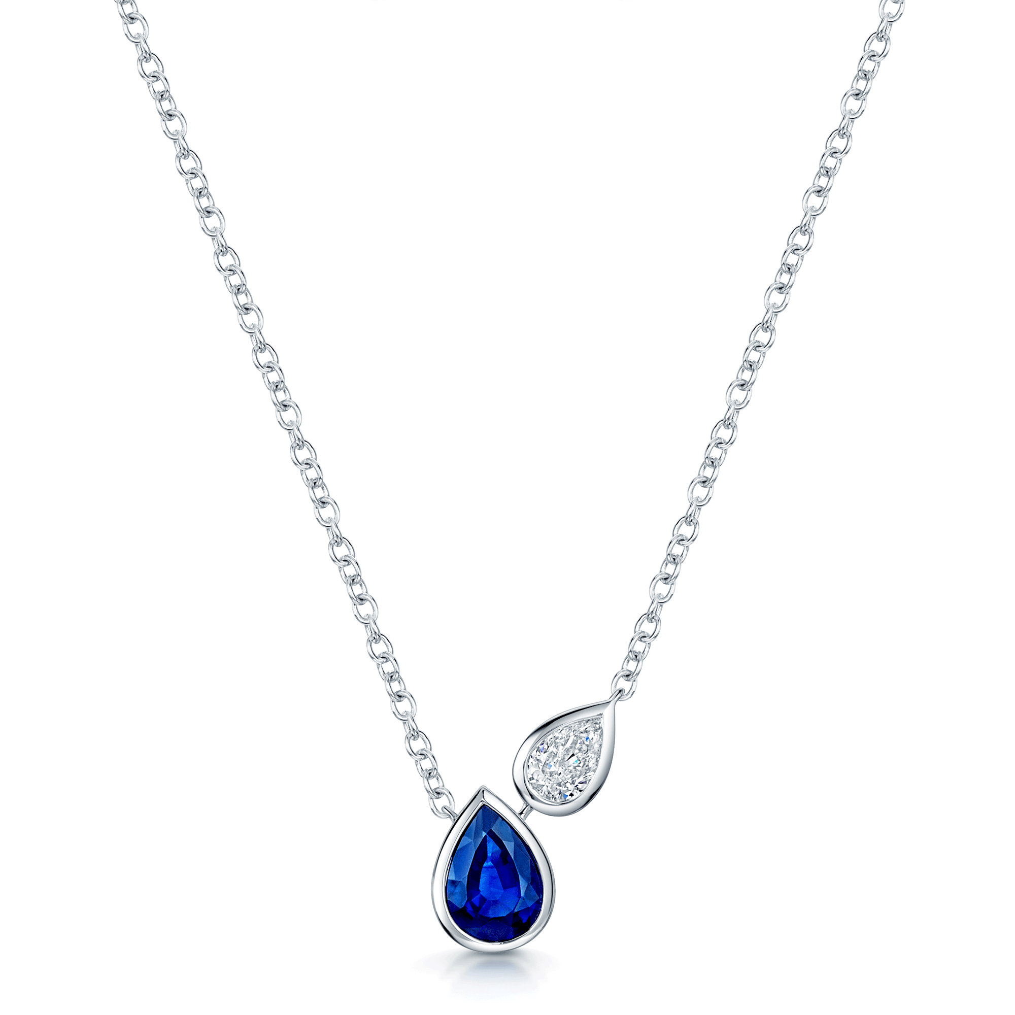 Buy Blue Sapphire Necklace American Diamond Necklace Sapphire Statement  Necklace Blue Bridal Necklace Sapphire Diamond Necklace CZ Sets Online in  India - Etsy