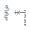 Berry's 18ct White Gold Fancy Diamond Drop Earrings - Berry's Jewellers