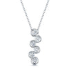 Berry's 18ct White Gold Fancy Diamond Drop Pendant - Berry's Jewellers