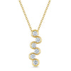 Berry's 18ct Yellow Gold Fancy Diamond Drop Pendant - Berry's Jewellers