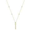 Berry's 18ct Yellow Gold Mixed Cut Diamond Drop Pendant - Berry's Jewellers