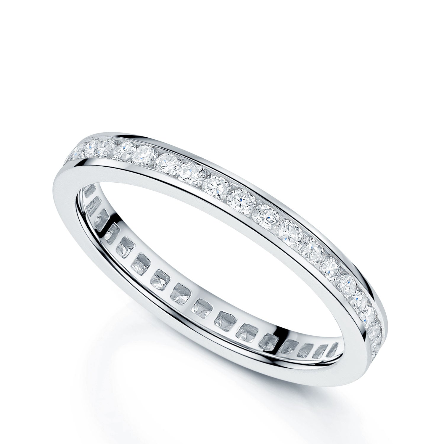 Platinum Diamond Full Eternity Ring