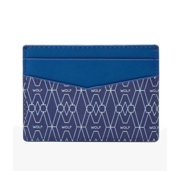 WOLF 1834 Signature Collection Blue Recycled Card Holder - Berry's Jewellers