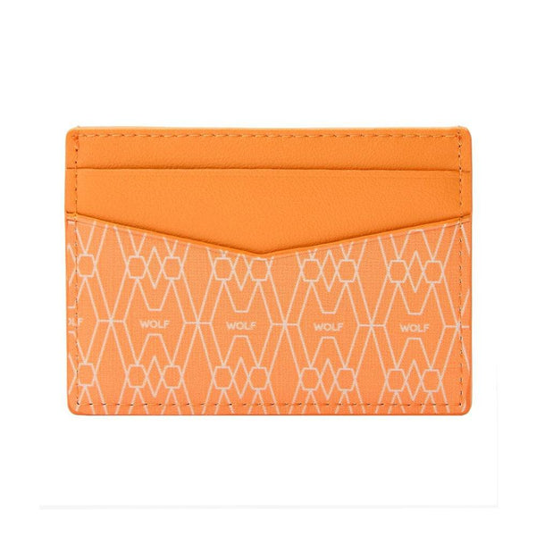 WOLF 1834 Signature Collection Orange Recycled Card Holder - Berry's Jewellers