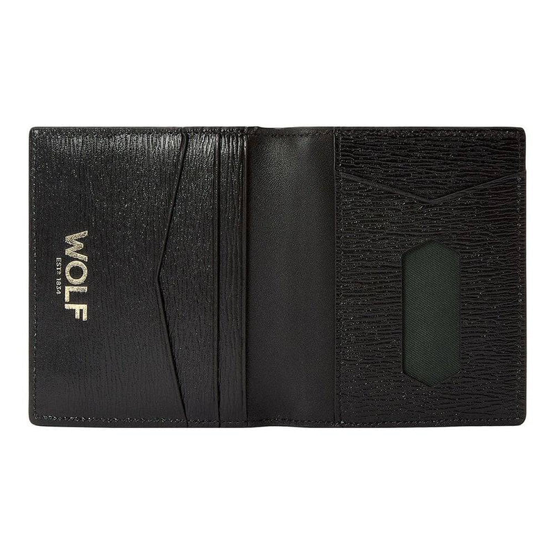 WOLF 1834 W Collection Black Leather ID Card Case - Berry's Jewellers
